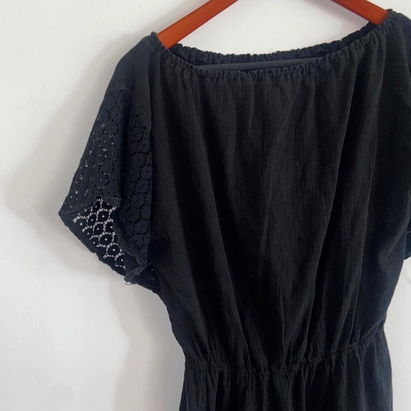 VSX black sun dress indie bikini beachy vibes super cute flowey summer bottoms - Picture 8 of 12